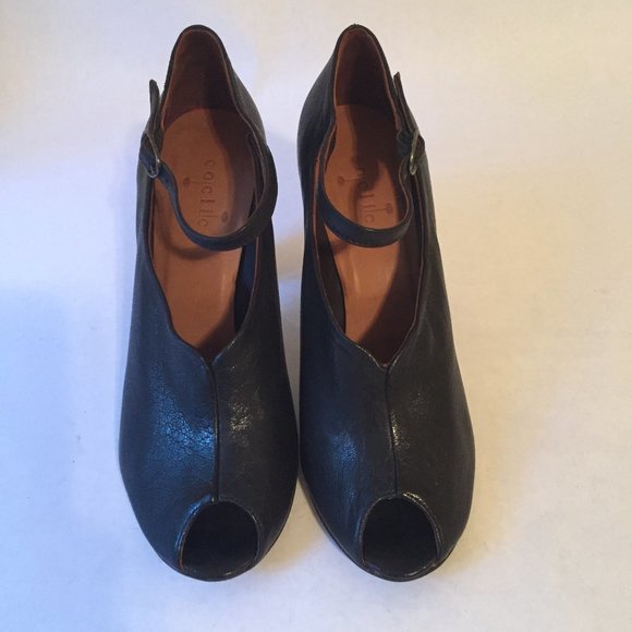 Cocolico Mary Jane Peep Toe Heels - Picture 8 of 13